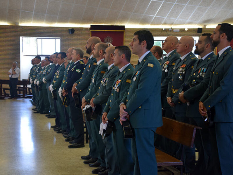 La Guardia Civil de San José de la Rinconada celebró la festividad de la Virgen del Pilar