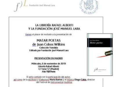 Actividades previstas por la Fundación José Manuel Lara