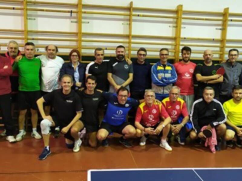 Celebrada la 1º Concentración veteranos de tenis de mesa 2019-20