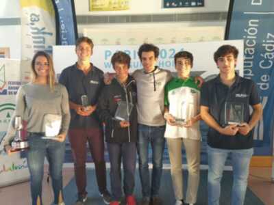 Siete podios para la flota del Náutico Sevilla en la Regata de Año Nuevo