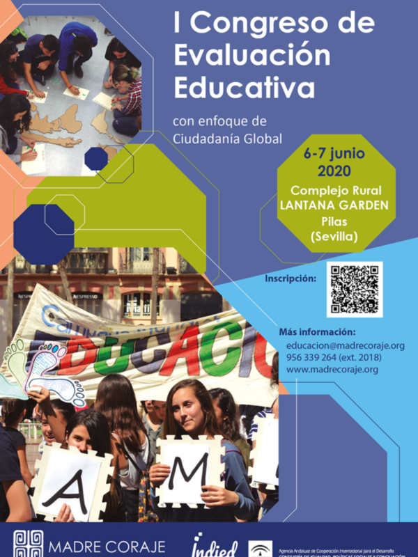 Madre Coraje organiza el I Congreso de Evaluación Educativa con enfoque de Ciudadanía Global
