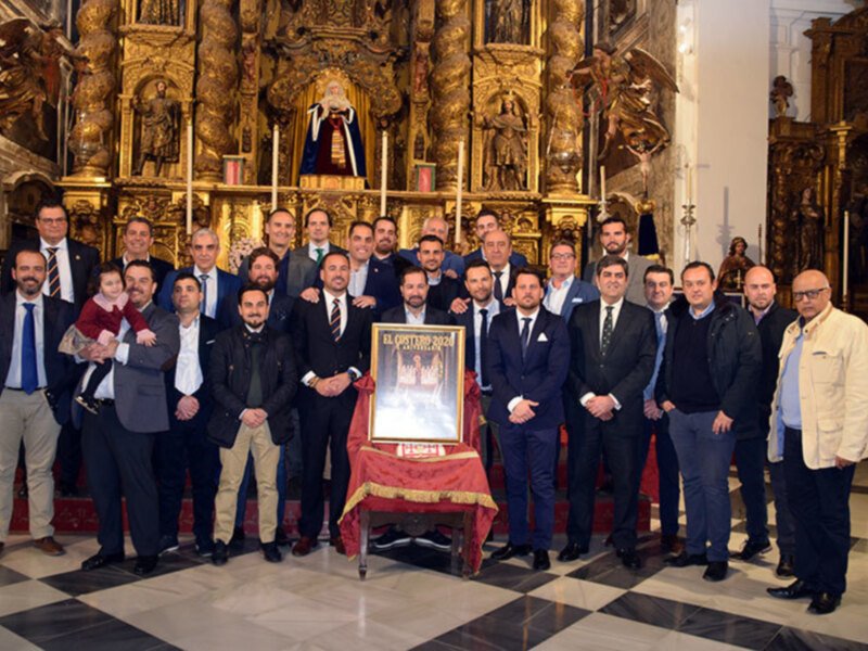 Una Imagen  fotográfica de Carlos Delgado con la Virgen del Subterráneo, anunció la Semana Santa  de Sevilla en la Sagrada Cena.
