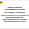 Los organizaciones agrarias de la zona informarán el lunes sobre las actuaciones y movilizaciones por el futuro del sector