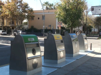 El reciclado de vídrio en Chipiona durante el primer trimestre creció casi un 60 por ciento respecto al año 2019