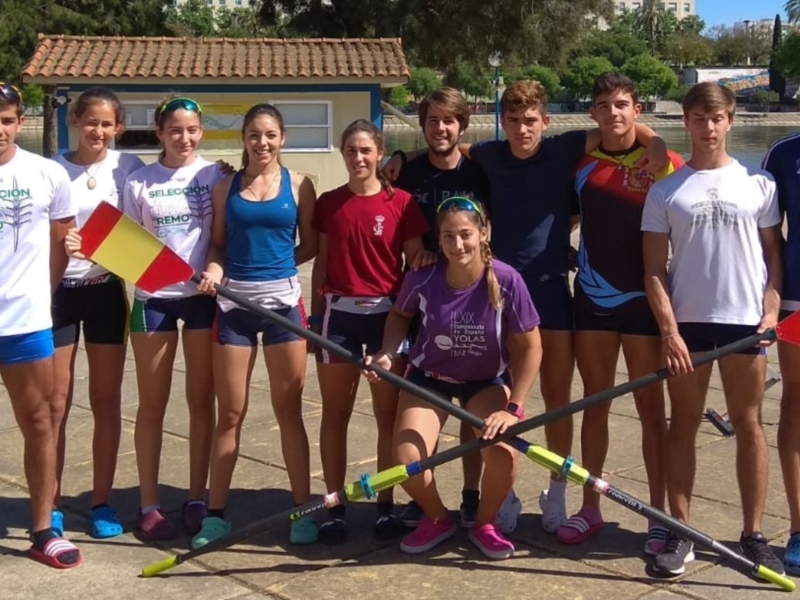 Convocatoria de la selección española juvenil de remo con vistas al Europeo