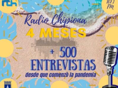 Radio Chipiona superó ayer la cifra de 500 entrevistas y reportajes desde que comenzó la crisis sanitaria
