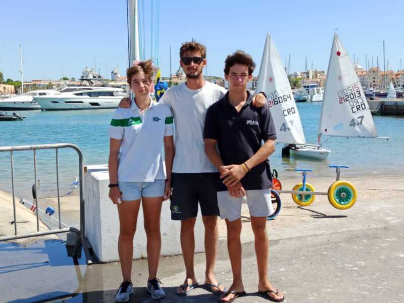 El Club Náutico, en el Campeonato de Europa juvenil de la clase Láser 4.7
