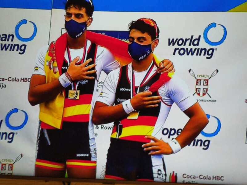 Oro y plata para el remo andaluz en el Campeonato de Europa juvenil