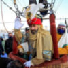 El actor Antonio Garrido vuela Sevilla en globo en la singular cabalgata de reyes anti corona virus