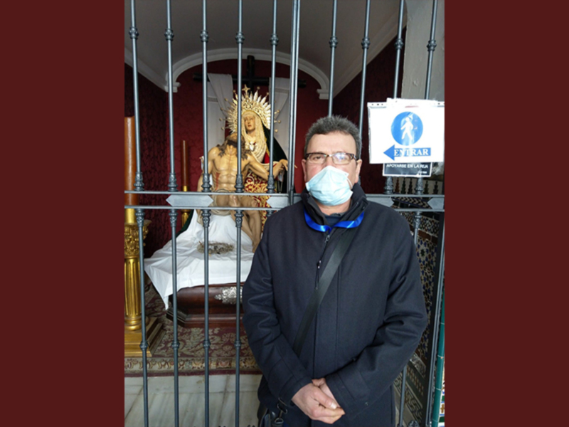 José Antonio Vázquez Sánchez ‘Chico’ estará al frente de la Hermandad del Cristo de las Misericordias los próximos cuatro años