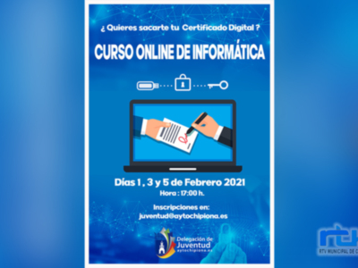 Juventud pone en marcha un curso online de informática para la obtención del certificado digital 