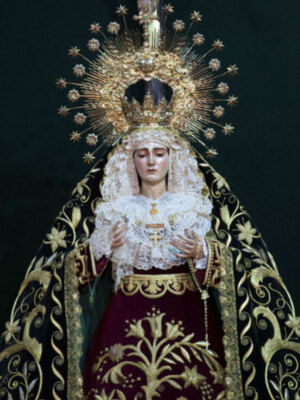 Fotos Cofrades de la Novena de la Virgen de las Angustias de Alcalá del Río
