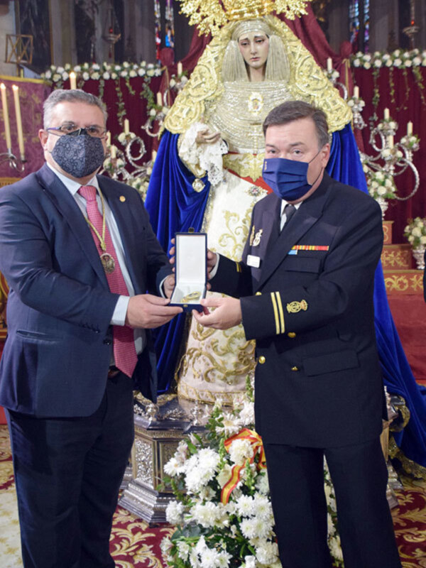  La Virgen del Carmen presente en la Comandancia Naval de Sevilla 