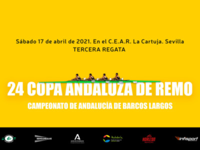 La tercera regata de la Copa de Andalucía de remo y el Campeonato de Andalucía de botes largos, en La Cartuja 