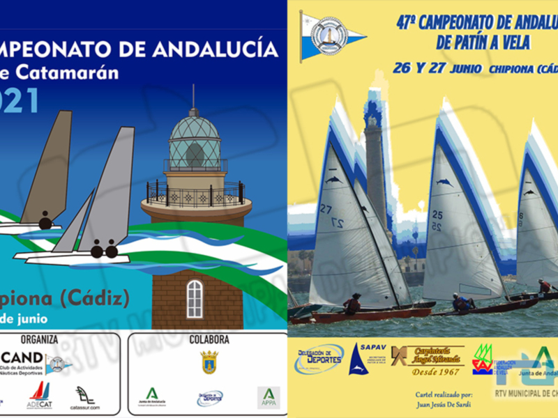 La vela protagonista este mes de junio en Chipiona con dos campeonatos de Andalucía