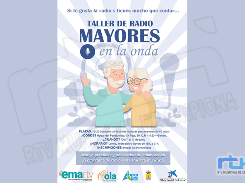 Las emisoras municipales y la Fundación La Caixa inician el proyecto de formación en comunicación “Mayores en la Onda” 
