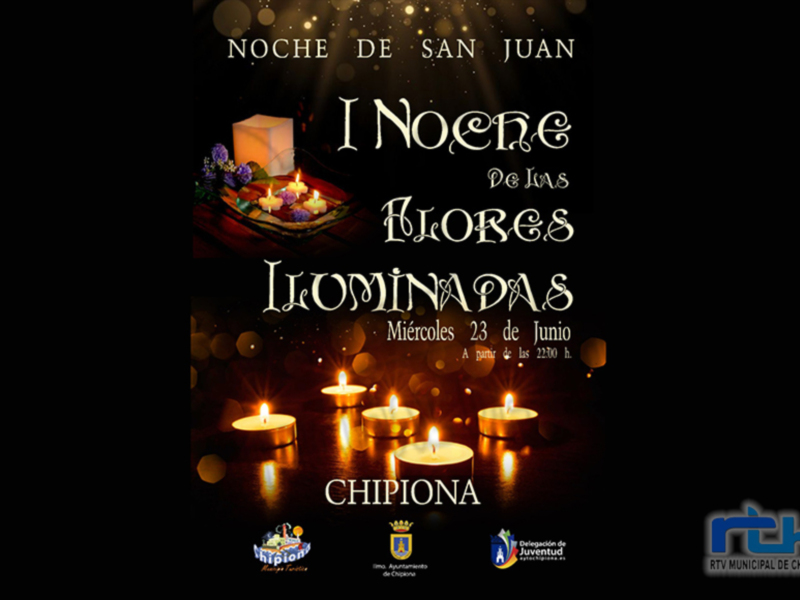 La ‘Noche de las flores iluminadas’, una propuesta alternativa para San Juan en Chipiona
