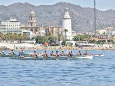 Medallas hispalenses en el Open Ciudad de Málaga y Campeonato de Andalucía de remo de mar