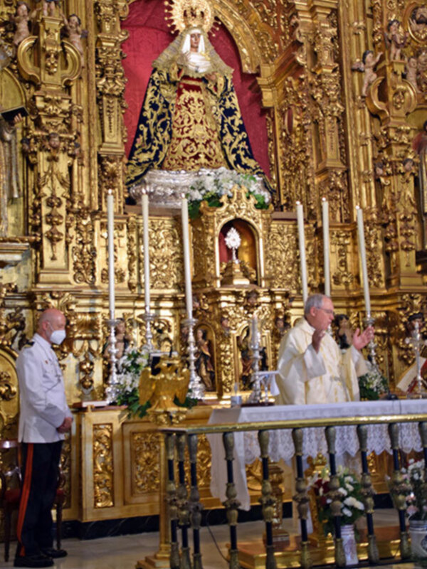 Festividad del Carmen en la Capilla de los marineros de Triana