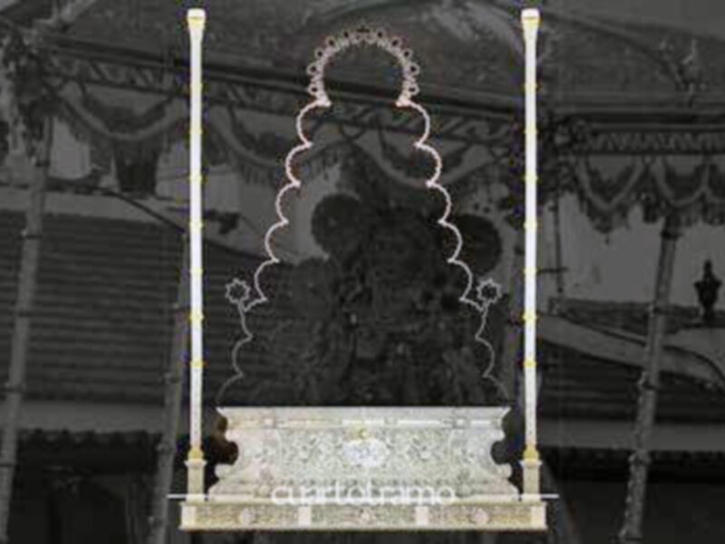 Así será el nuevo paso de la Virgen del Rocío de Almonte (Huelva)