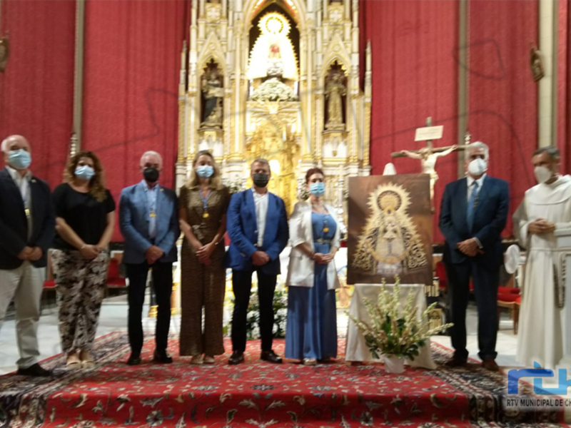 Un cartel del sanluqueño Ignacio Galo anuncia este año las Fiestas Patronales de Nuestra Señora de Regla 