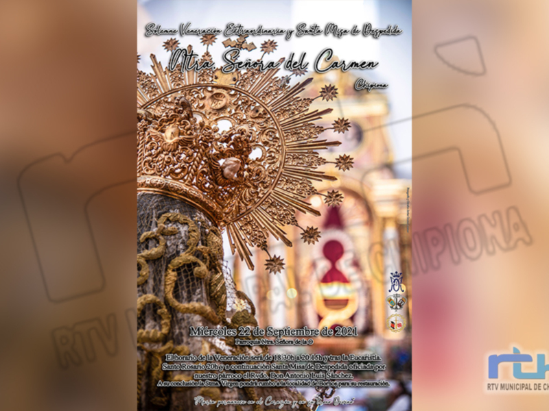 La Virgen del Carmen estará expuesta mañana para su veneración antes de ser trasladada para su restauración