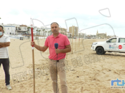 El delegado de Playas del Ayuntamiento de Chipiona, Lucas Díaz, ha anunciado hoy el cierre de la temporada alta de playas