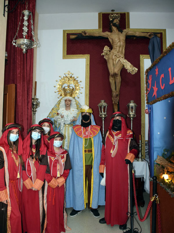  El Cartero Real visitó el Oratorio de Clemencia y Fe de Sevilla