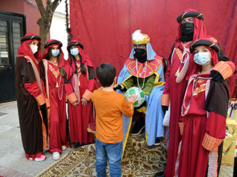 El Cartero Real visitó el Oratorio de Clemencia y Fe