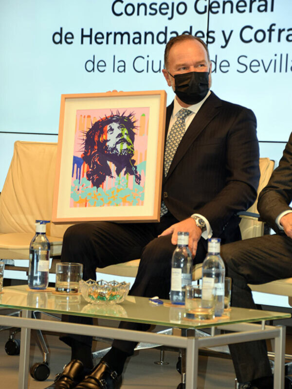 Cartel de Manolo Cuervo para la Semana Santa de Sevilla 2022 