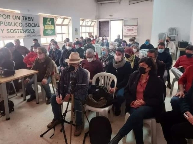 IU se adhiere a la Plataforma por el Tren de la Costa Noroeste y confía en que el proyecto vea la luz