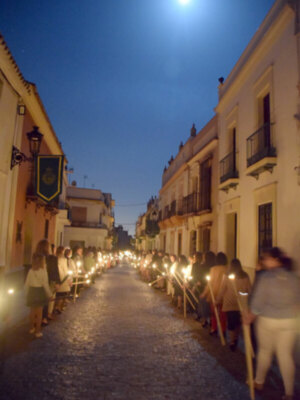  Procesión de Madrugada en la Hermandad de la Vera-cruz de Alcalá del Río