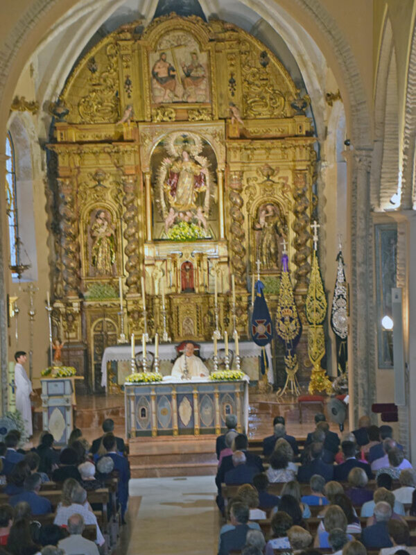 Procesión del Corpus Christi en Alcalá del  Río.