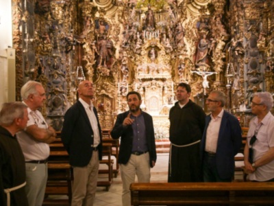 El alcalde impulsa un nuevo acuerdo de colaboración con la orden de hermanos menoes Capuchinos para ejecutar una nueva fase de la restauración 