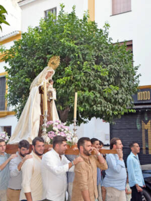 Los cultos del Carmen del Puente de Triana reciben en la Parroquia de la O