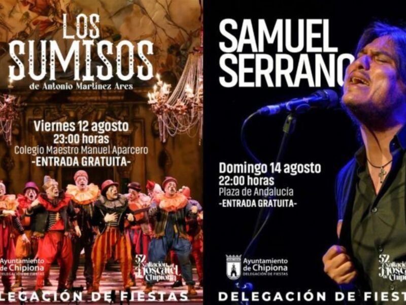 Samuel Serrano y la comparsa ‘Los Sumisos’ completan  la Exaltación del Moscatel 2022 que pregonará María Rosa Cadierno