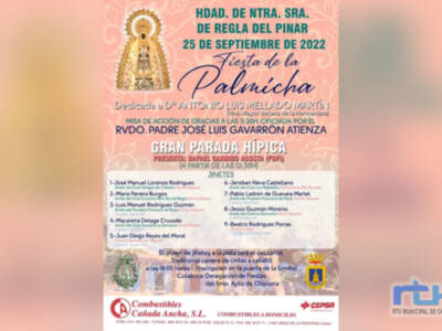 La Fiesta de la Palmicha se celebrará el 25 de septiembre y estará dedicada a Antonio Luis Mellado Martín