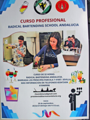 La  Asociación de Barman crea una escuela en los príncipes de Sevilla