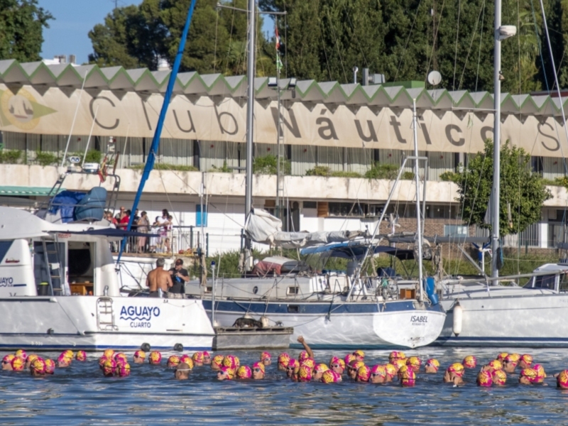 La Travesía del Guadalquivir Club Náutico Sevilla Brazadas Solidarias, de récord