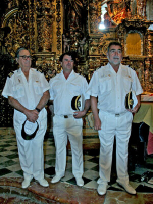 La Hermandad de Mareantes de Sur con sede en Puerto Gelves homenajeo a la Virgen del Buen Aire
