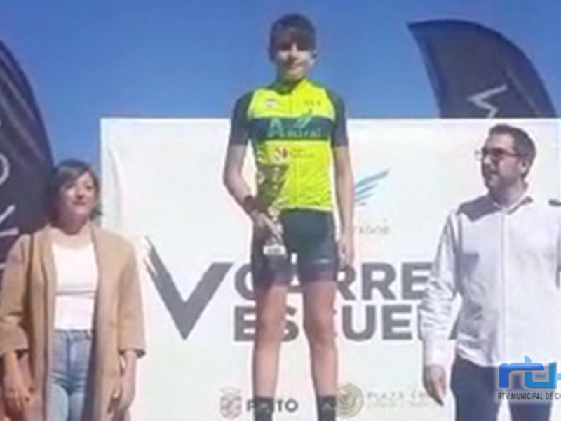 El jovencísimo ciclista chipionero Fran Rodríguez campeón en la Carrera de Escuelas de la Fundación Alberto Contador