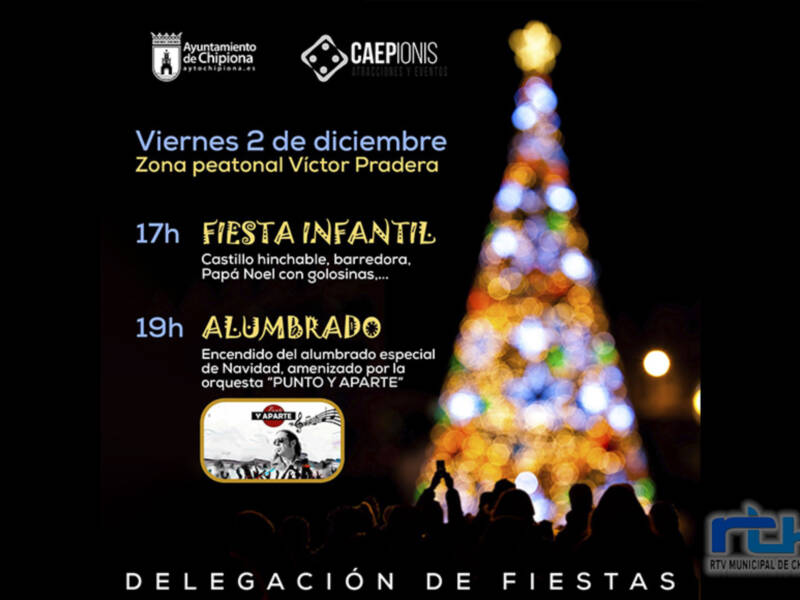 Isabel Mª Fernández anuncia una fiesta infantil y una orquesta el viernes para la inauguración de la iluminación navideña