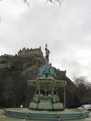 Decorativa Fuente de Ross en Edimburgo