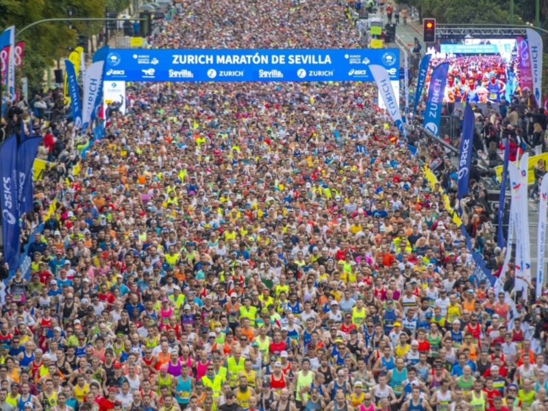 El Zurich Maratón de Sevilla abre inscripciones y agota los mil primeros dorsales para la edición 2024, que será Campeonato de España