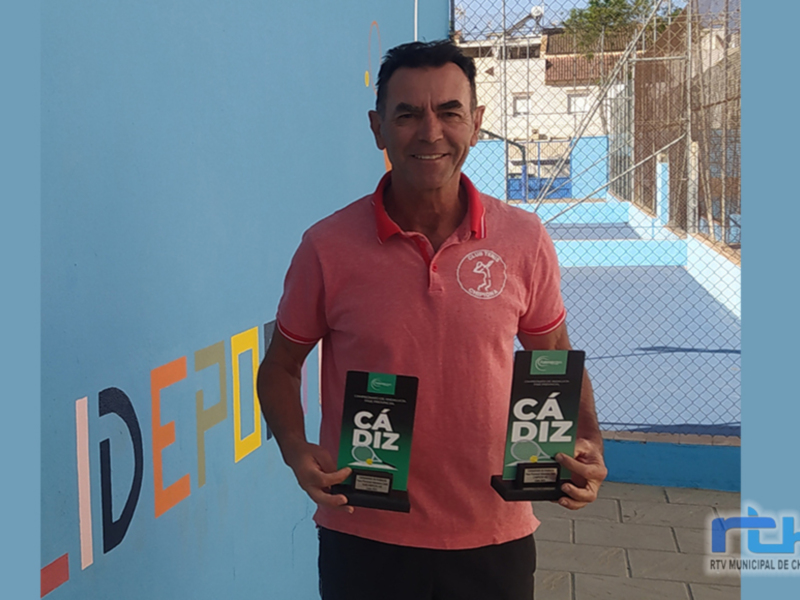 El tenista Manuel Massip campeón provincial de mayores de 60 y subcampeón de mayores de 55