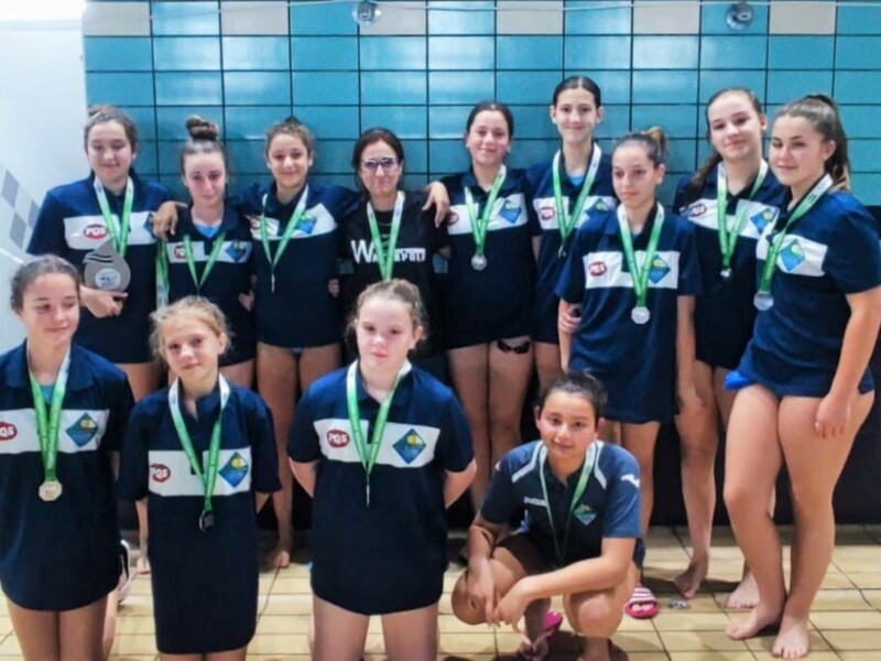 El Club Waterpolo Dos Hermanas PQS, subcampeón de la Liga Andaluza infantil femenina
