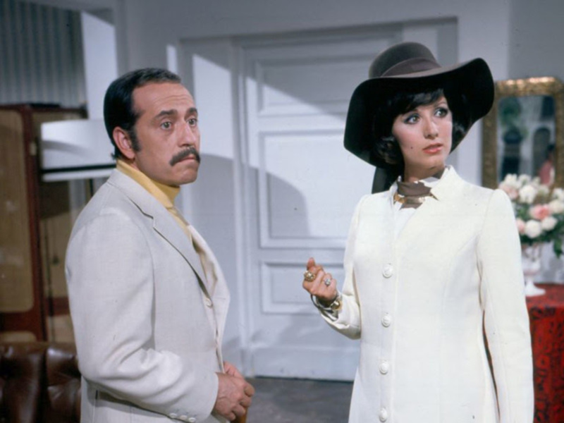 Comedia española con Concha Velasco y Alfredo Landa, en "La decente"