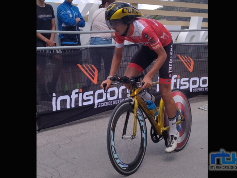 El joven ciclista chipionero Manu Rodríguez campeón de Andalucía junior contrarreloj y subcampeón en ruta