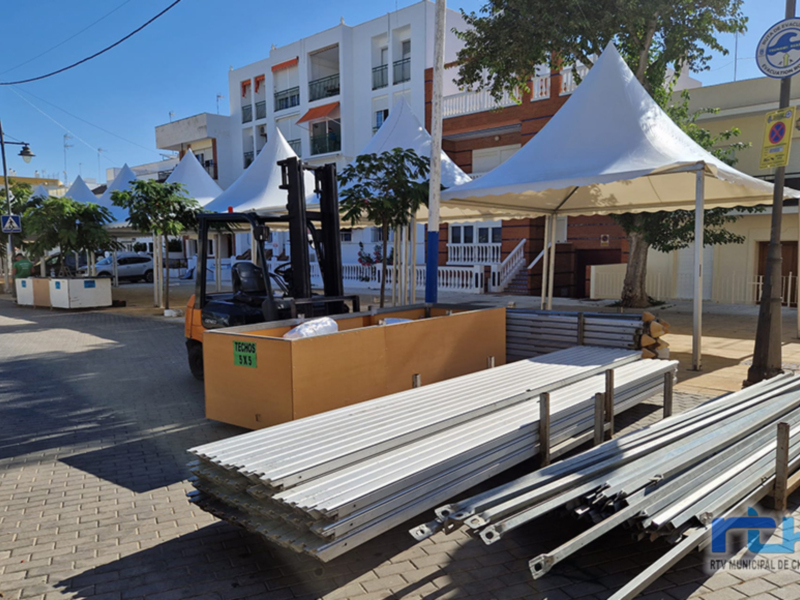 Así se distribuyen los espacios e infraestructuras para las próximas Fiestas de Regla 