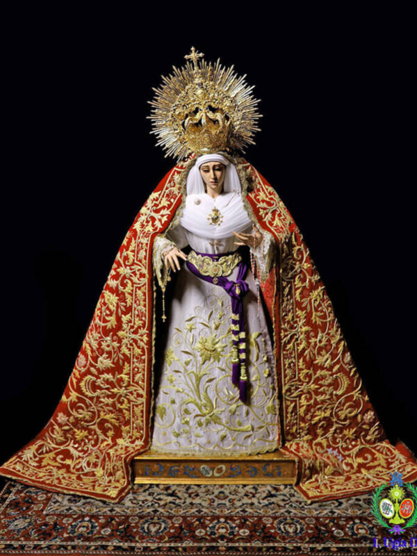Entrega de Fajín Honorario a Nuestra Señora de los Dolores de la Hermandad de San José Obrero de Sevilla